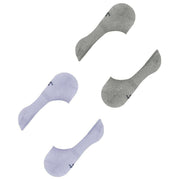 Burlington Everyday 2-Pack Invisibles Socks - Cosmic Sky Purple/Grey