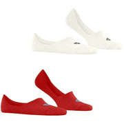 Burlington Everyday 2-Pack No Show Socks - Active Red