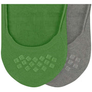 Burlington Everyday 2er-Pack No-Show-Socken – Fairway Green
