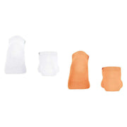 Burlington Everyday 2-Pack Sneaker Socks - Papaya Orange/White