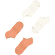 Burlington Everyday 2er-Pack Sneaker-Socken – Pfirsichorange