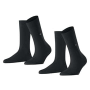Burlington Everyday 2-Pack Socks - Black