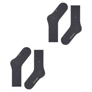 Burlington Everyday 2-Pack Socks - Dark Grey