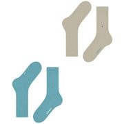 Lot de 2 paires de chaussettes Burlington Everyday - Key Largo Bleu
