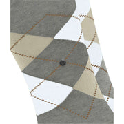 Burlington Everyday Argyle 2-Pack Sokken - Lichtgrijs Mel