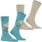 Burlington Everyday Mix 2-Pack Socks - Key Largo Blue