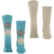 Burlington Everyday Mix 2-Pack Socks - Key Largo Blue