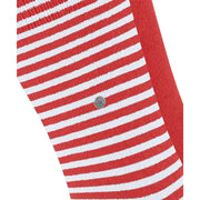 Lot de 2 paires de chaussettes Burlington Everyday Stripe Mix - Rouge Tulipe