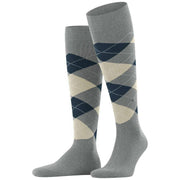 Burlington King Knee High Sock - Light Grey Mel