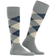 Burlington King Knee High Sock - Light Grey Mel