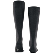 Burlington Leeds Knee High Socks - Asphalt Mel Grey