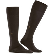 Burlington Leeds Knee High Socks - Dark Brown