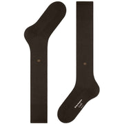 Burlington Leeds Knee High Socks - Dark Brown
