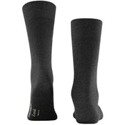 Burlington Leeds Socks - Asphalt Mel Grey