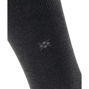 Burlington Leeds Socks - Asphalt Mel Grey