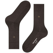 Burlington Leeds Socks - Brown Mel