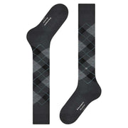 Burlington Manchester Knee High Socks - Anthracite Grey