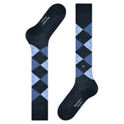 Burlington Manchester Knee High Socks - Marine Navy