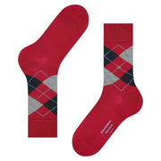 Burlington Manchester Socks - Passion Red