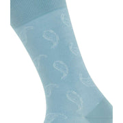 Chaussettes Burlington Paisley - Bleu Patagonie