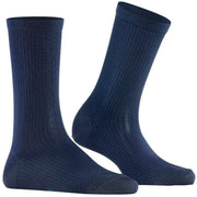 Burlington Princess Street Socks - Blue Collar