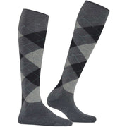 Chaussettes hautes Burlington Queen - Gris Mélange