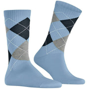 Burlington Rib Court Socks - Crystal Blue