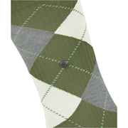 Burlington Gerippte Court-Socken – Salvia Green