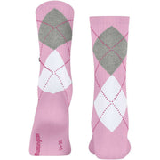 Burlington Rib Courtside Sokken - Sportief Roze Roze