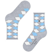 Burlington Sandy Short Socks - Arctic Mel Grey