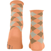 Chaussettes Courtes Burlington Sandy - Orange Pêche
