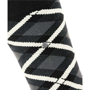 Burlington Tartan Socks - Black