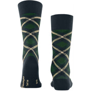 Burlington Schottenkaro-Socken – Marineblau