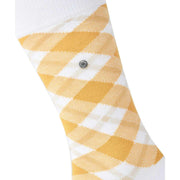 Chaussettes Tartan Burlington - Blanc