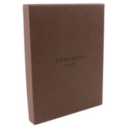 Byron and Brown Folding Nappa Leather 2 Fold 3.5 x 2.5 Travel Frame - Mulberry Red