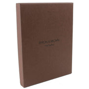 Byron and Brown Slim Classic Nappa Leather 7 x 5 Photo Frame - Dark Blue