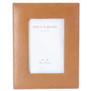 Byron and Brown Vintage Leather Photo Frame 6x4 - Tan