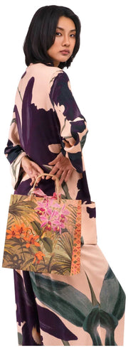 Powder Midnight Orchid Lux Jacke – Weiß