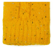 dents-cable-knit-marl-yarn-gloves---ochre-yellow-34477741