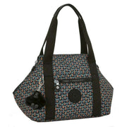 kipling-art-mini-tote-bag---geo-feathers-black-34465619