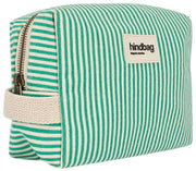 Hindbag Leon Toiletry Bag - Green Stripes