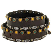 Campomaggi Cinture Stud Ledergürtel – Braun