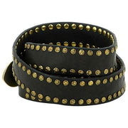 Campomaggi Cinture Stud Ledergürtel – Grau