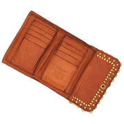 Porte-monnaie à clous Campomaggi Felloniche - Orange brique
