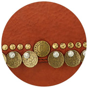 Porte-monnaie à clous Campomaggi Felloniche - Orange brique