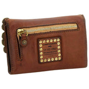 Campomaggi Felloniche Stud Portemonnee - Cognac Tan