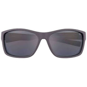 CAT Angled Rectangular Wrap Sunglasses - Grey
