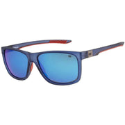 CAT Deep Square Rubber Textured Sunglasses - Blue