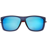 CAT Deep Square Rubber Textured Sunglasses - Blue