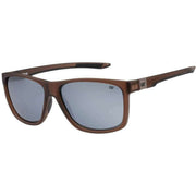 CAT Deep Square Rubber Textured Sunglasses - Brown